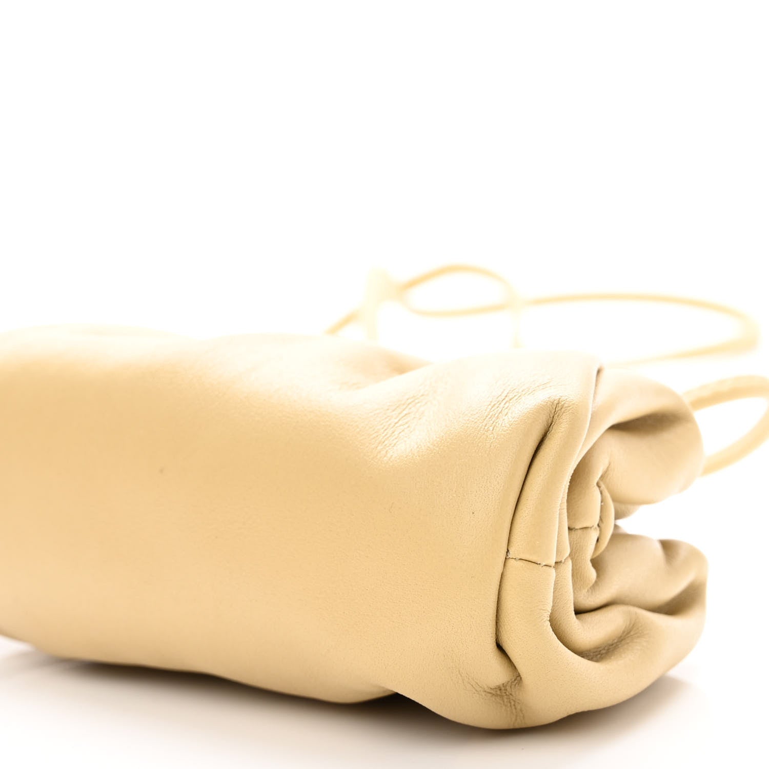 Bottega Veneta Butter Calfskin Coin Purse Tapioca 9 of 9