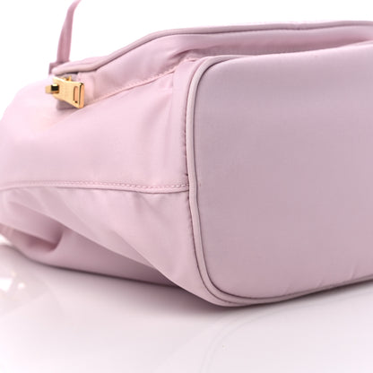 Prada Re-Nylon Saffiano Duet Bucket Crossbody Bag Alabastro 8 of 9