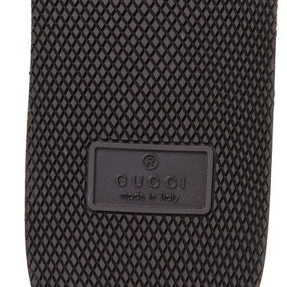 Gucci Calfskin Interlocking G Mens Slide Sandals 10 Burro 6 of 11
