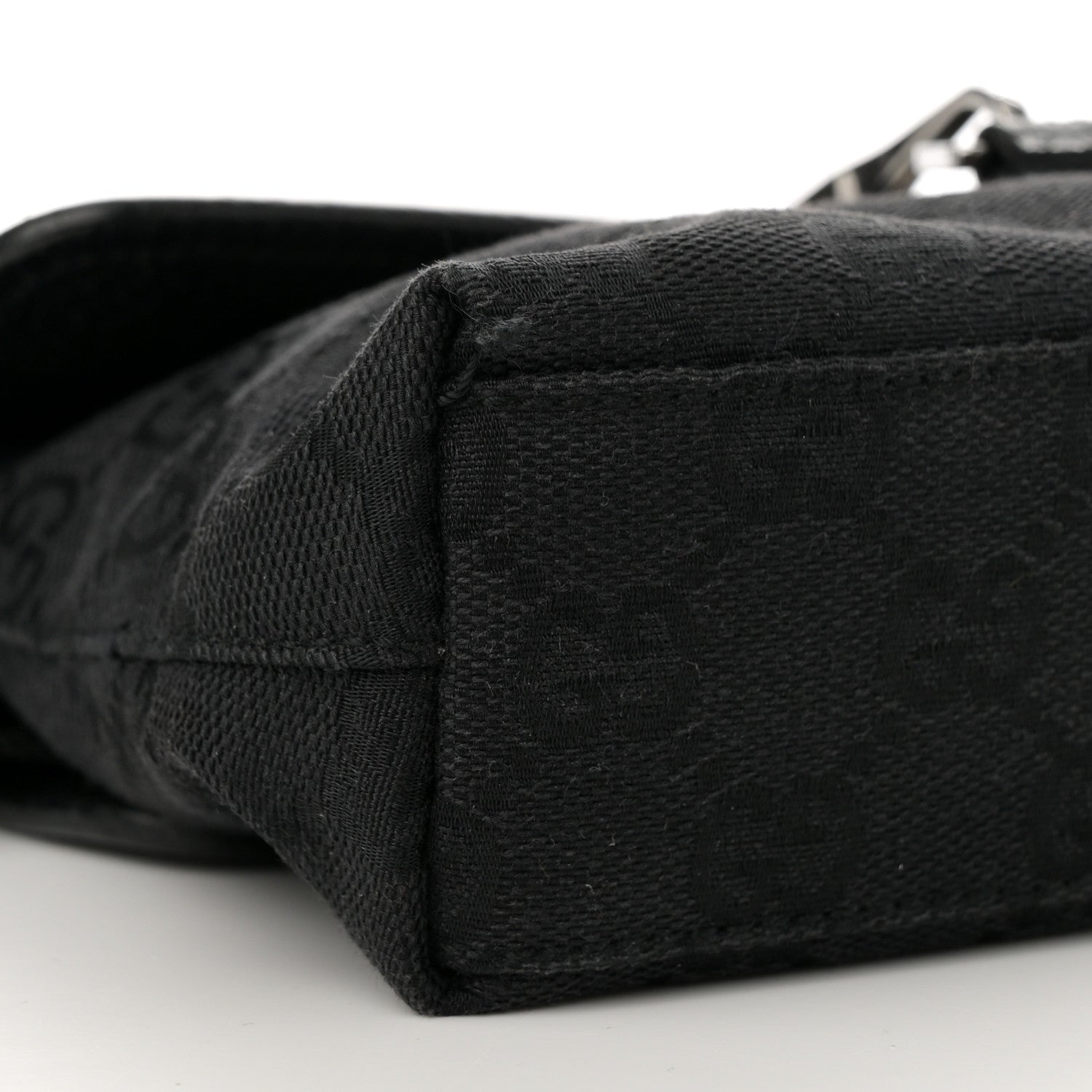 Gucci GG Monogram Web Flight Belt Bag Black 9 of 12