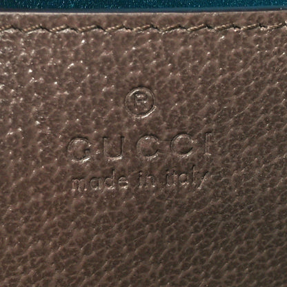 Gucci GG Supreme Monogram Textured Dollar Calfskin Web Small Ophidia Dome Shoulder Bag Beige Ebony New Acero 6 of 10
