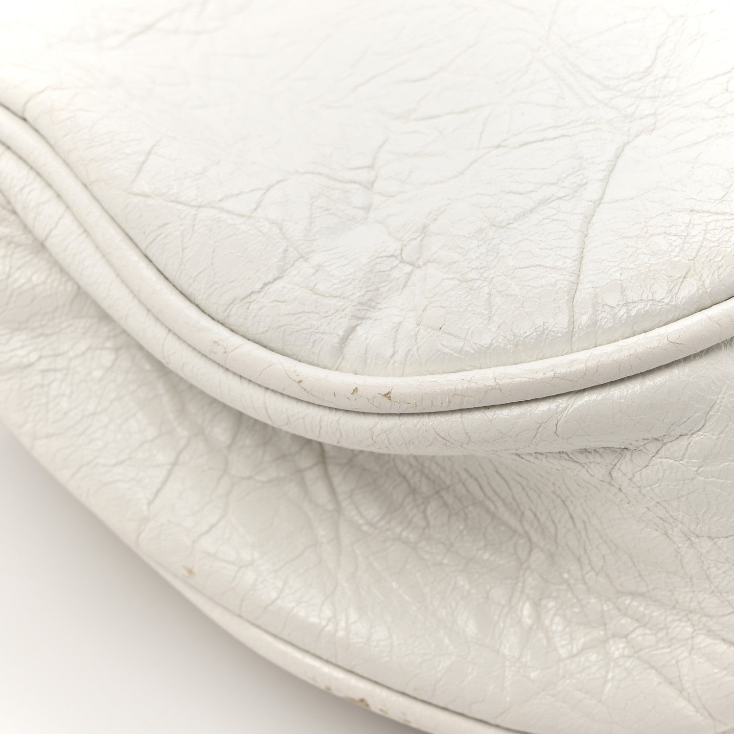 Balenciaga Agneau Arena Le Cagole Shoulder Bag XS Optic White 13 of 13