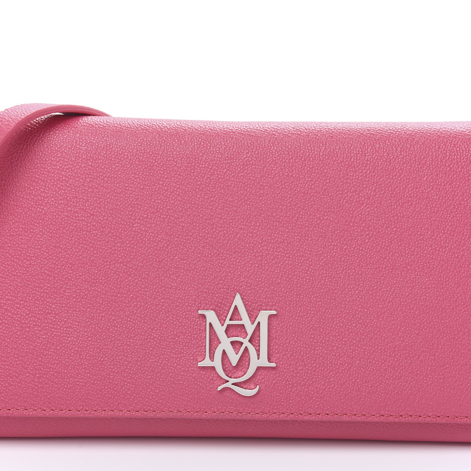 Alexander McQueen Calfskin Insignia Pouch Pink 9 of 10