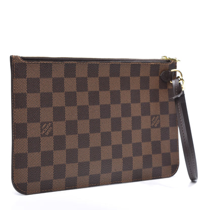 Louis Vuitton Damier Ebene Neverfull MM GM Pochette 2 of 8