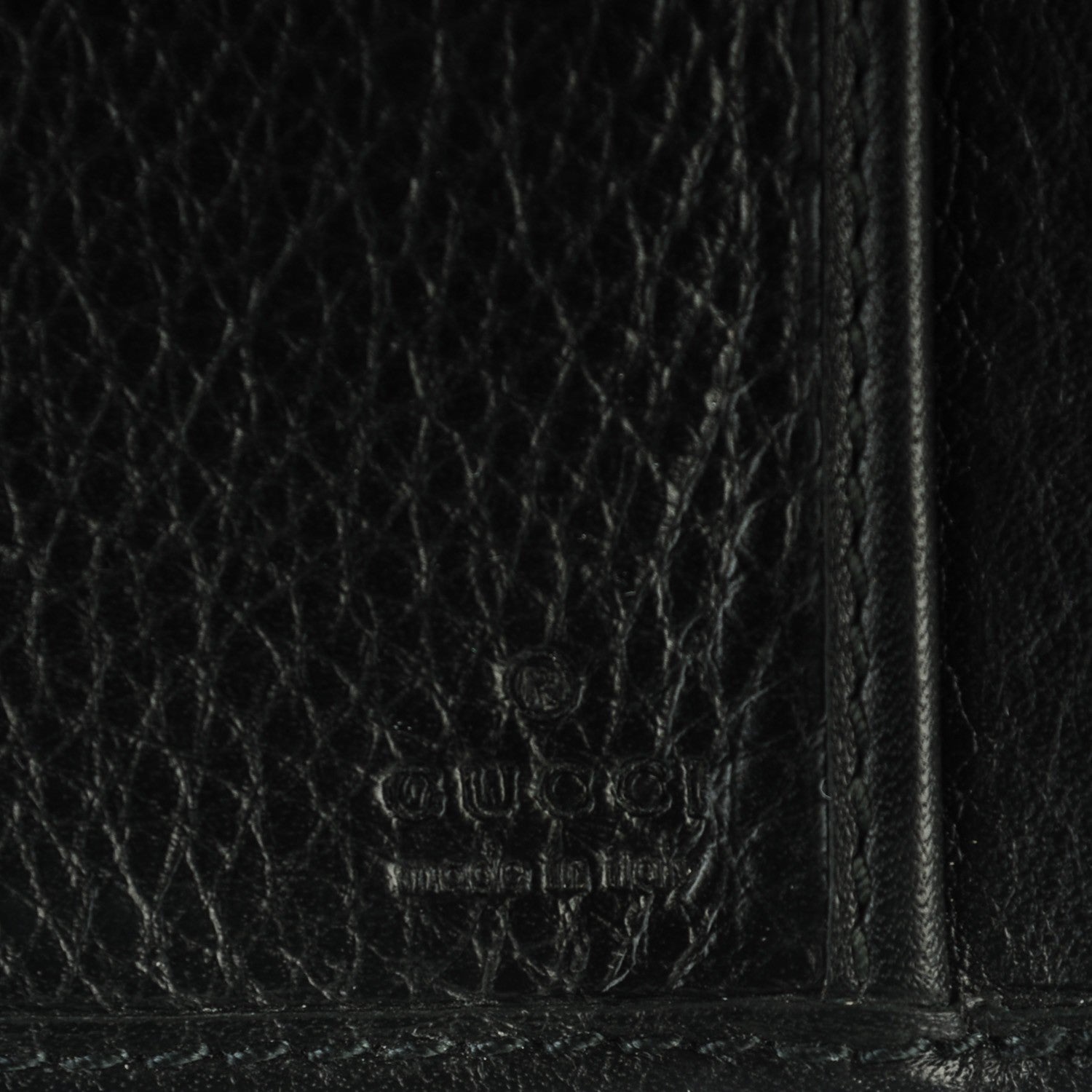 Gucci Guccissima Ladies Web Long Wallet Black 5 of 6
