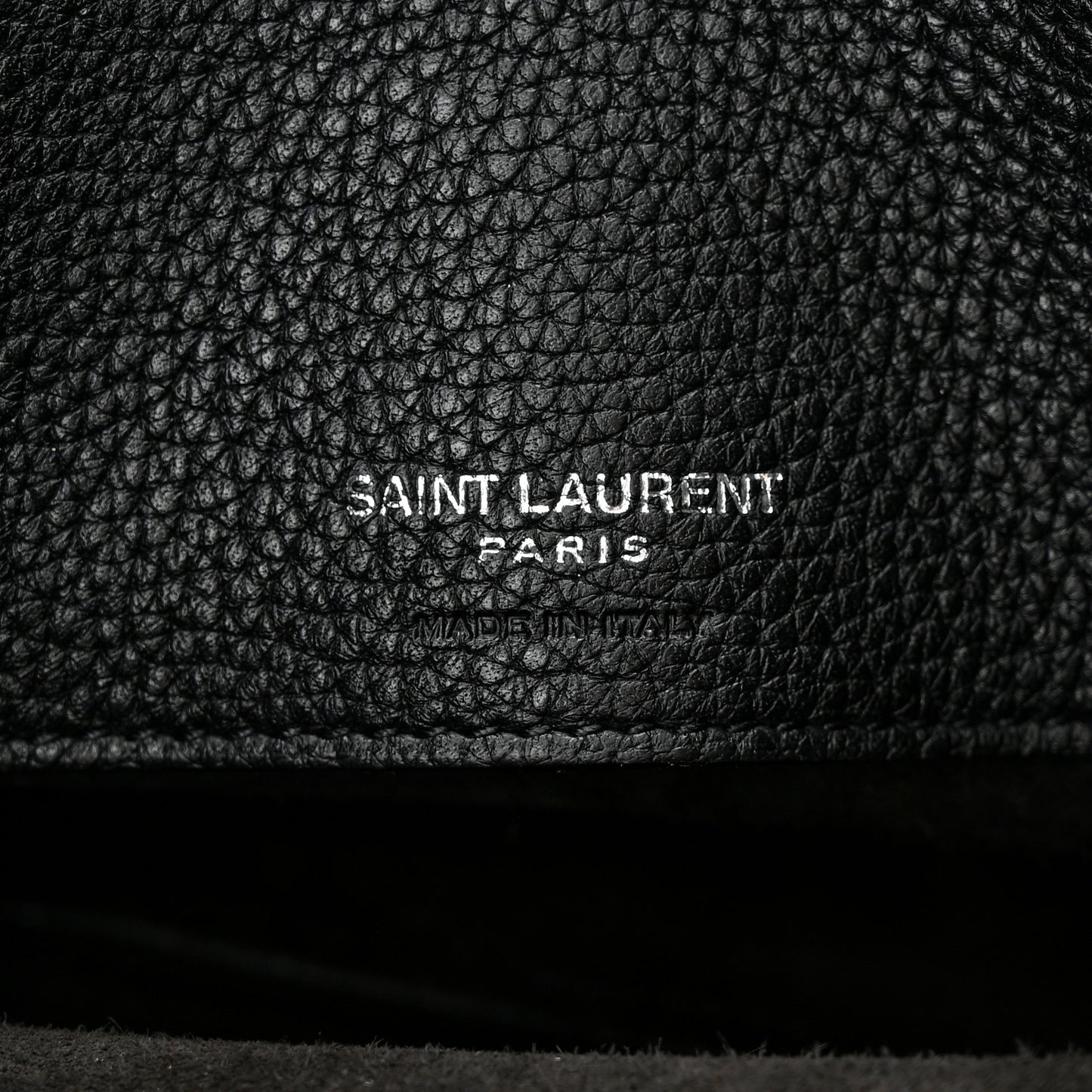 Grained Calfskin Medium Souple Sac De Jour Black