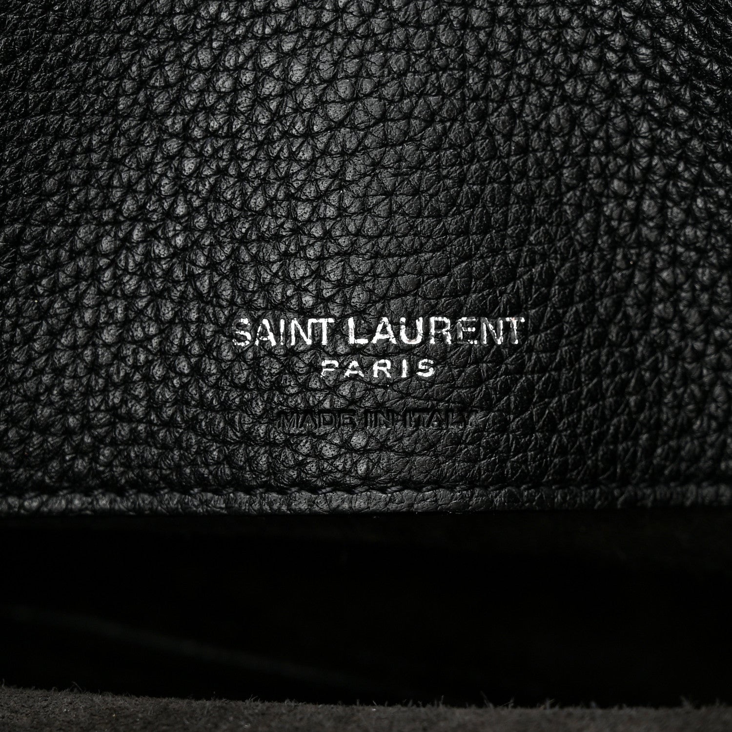 Saint Laurent Grained Calfskin Medium Souple Sac De Jour Black 7 of 10