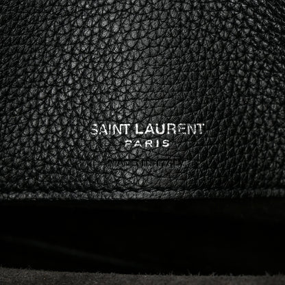 Saint Laurent Grained Calfskin Medium Souple Sac De Jour Black 7 of 10
