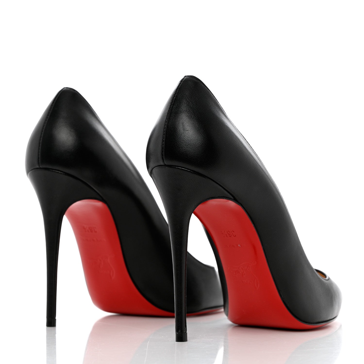 Christian Louboutin Kid Pigalle Follies 100 Pumps 36.5 Black 4 of 10