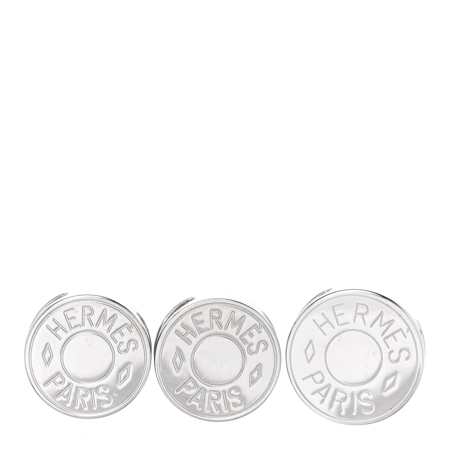 Palladium Clou De Selle Scarf Ring Set