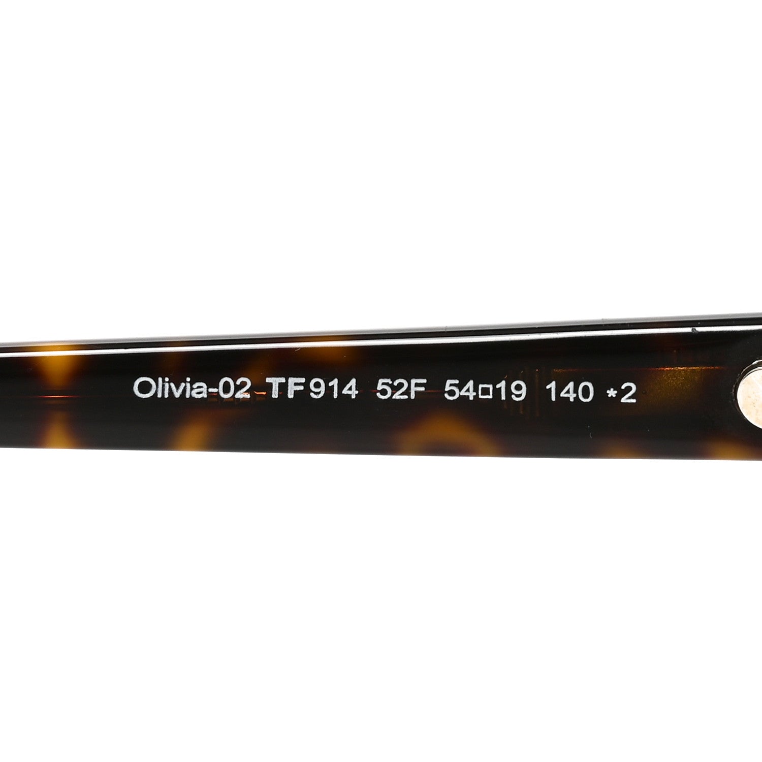Tom Ford Acetate Olivia Sunglasses TF914 Tortoise 6 of 7