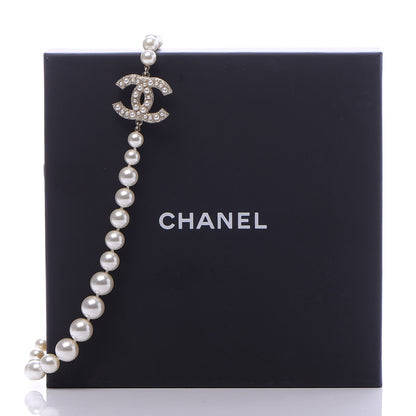 Chanel Pearl CC 100th Anniversary Necklace Light Gold 7 of 7