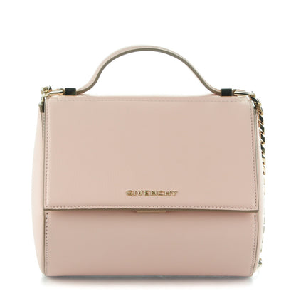 Givenchy Textured Calfskin Mini Pandora Box Chain Crossbody Bag Powder Pink 1 of 7