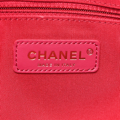 Chanel Glazed Aged Calfskin CC Tote Black 6 of 10