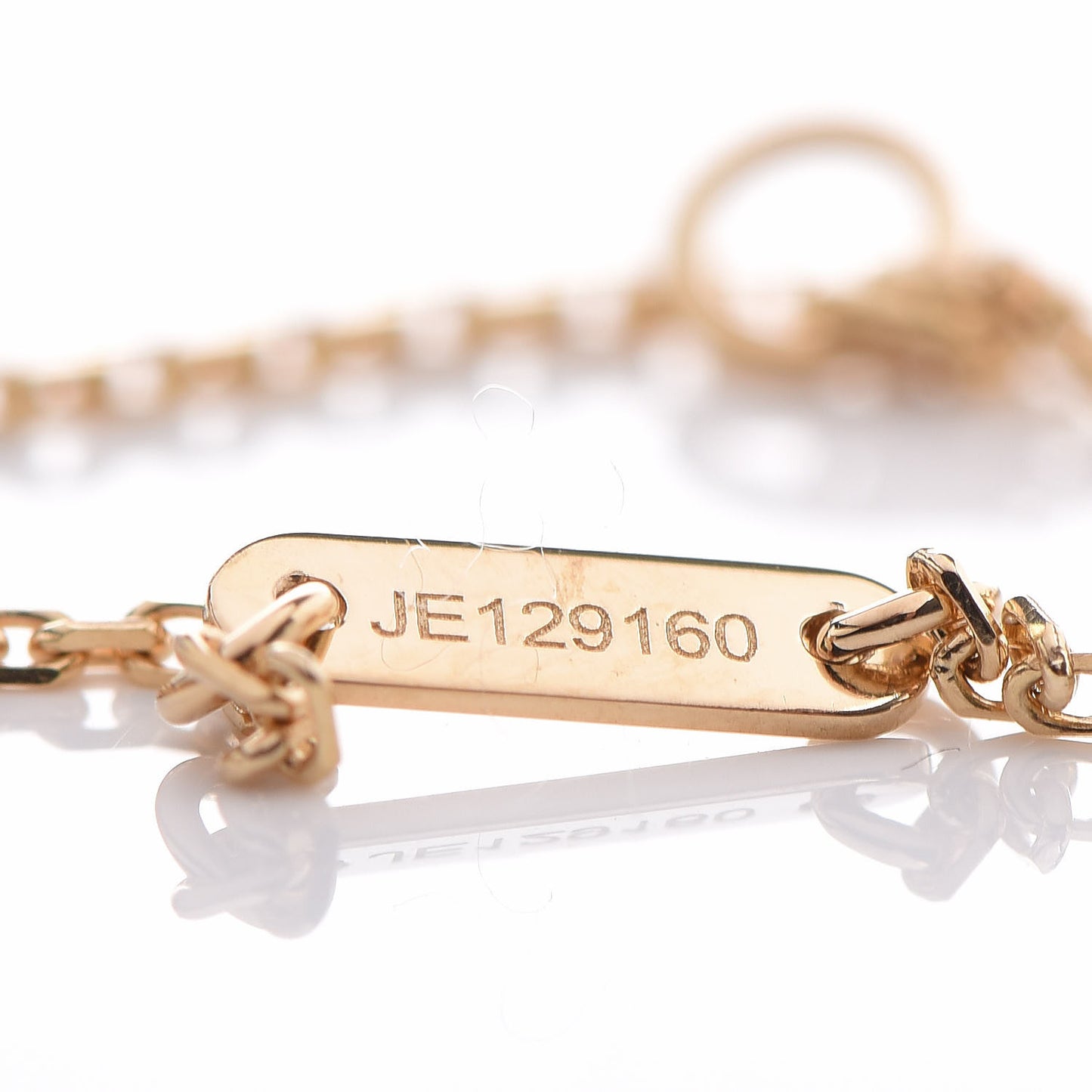 18K Yellow Gold Mother of Pearl Sweet Alhambra Bracelet