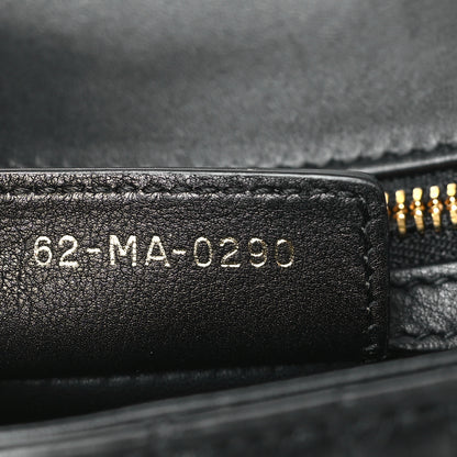 Christian Dior Calfskin Cannage Small Caro Bag Black 7 of 10