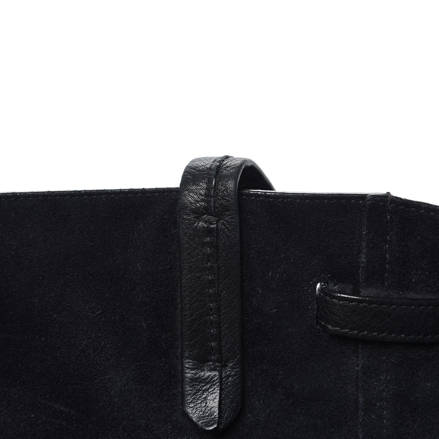 Celine Soft Grained Calfskin Small Belt Cabas Phantom Black 13 of 14