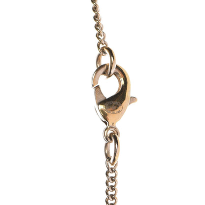 Chanel Baguette Crystal Quilted CC Pendant Necklace Gold 5 of 6