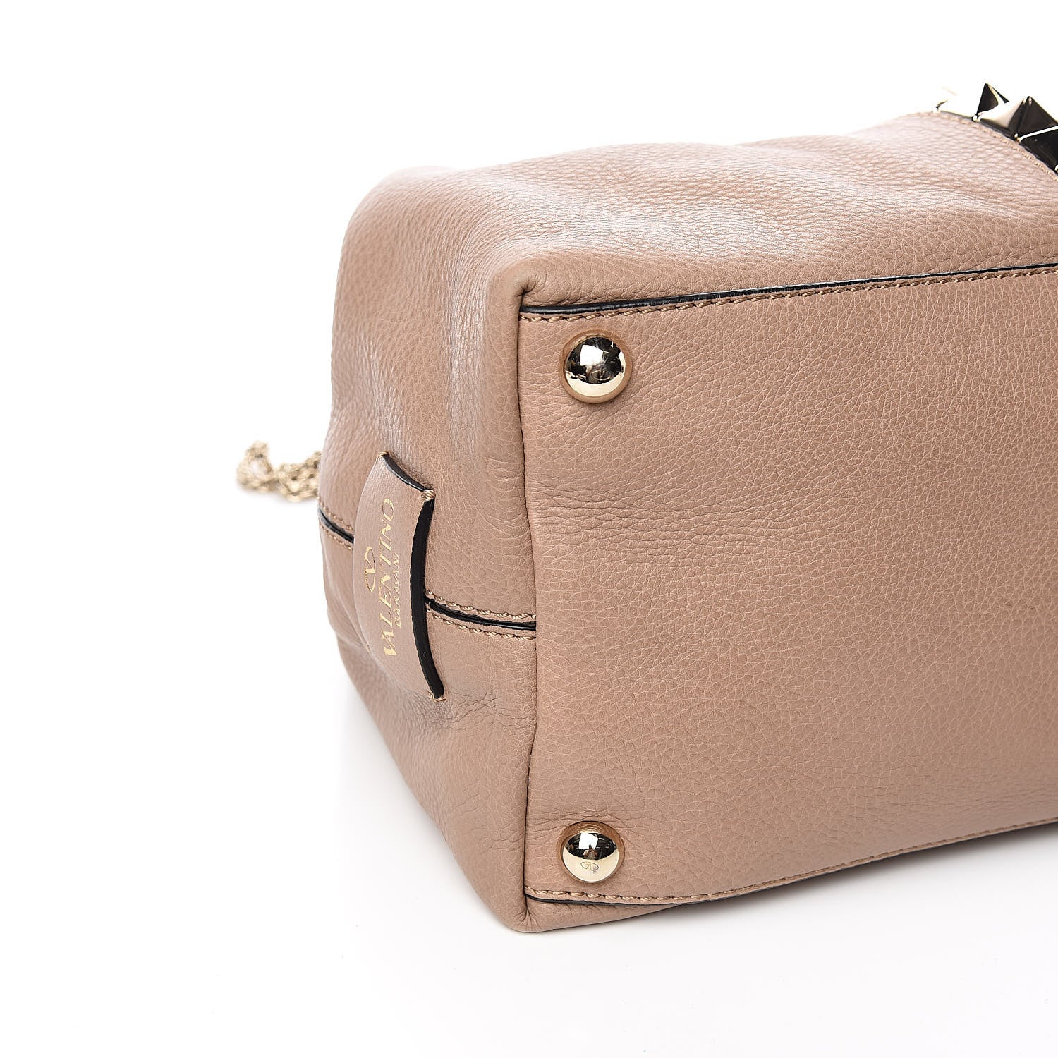 Valentino Garavani Grained Calfskin Va Va Voom Tote Sabbia 10 of 15