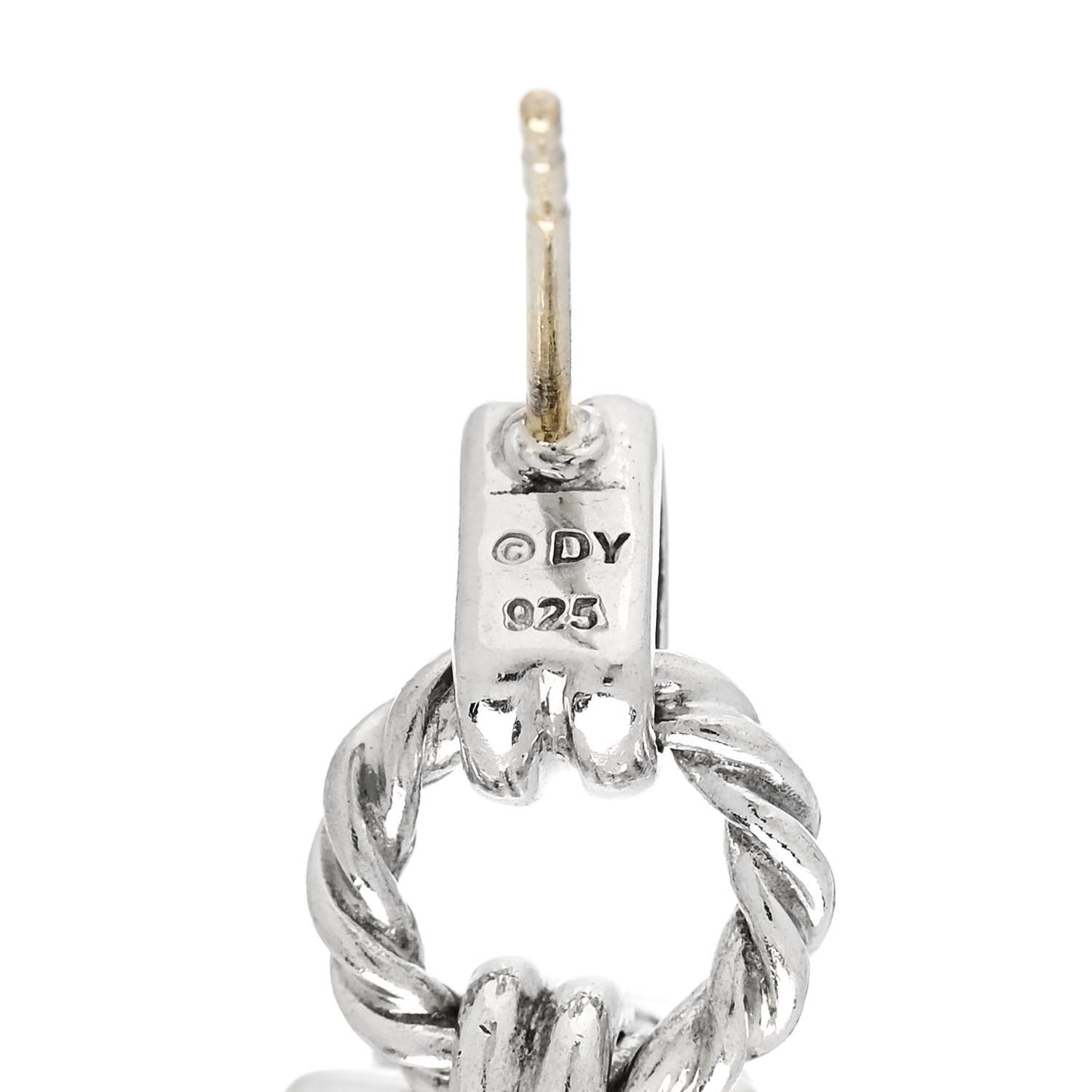 Sterling Silver Diamond Petite Albion Drop Earrings