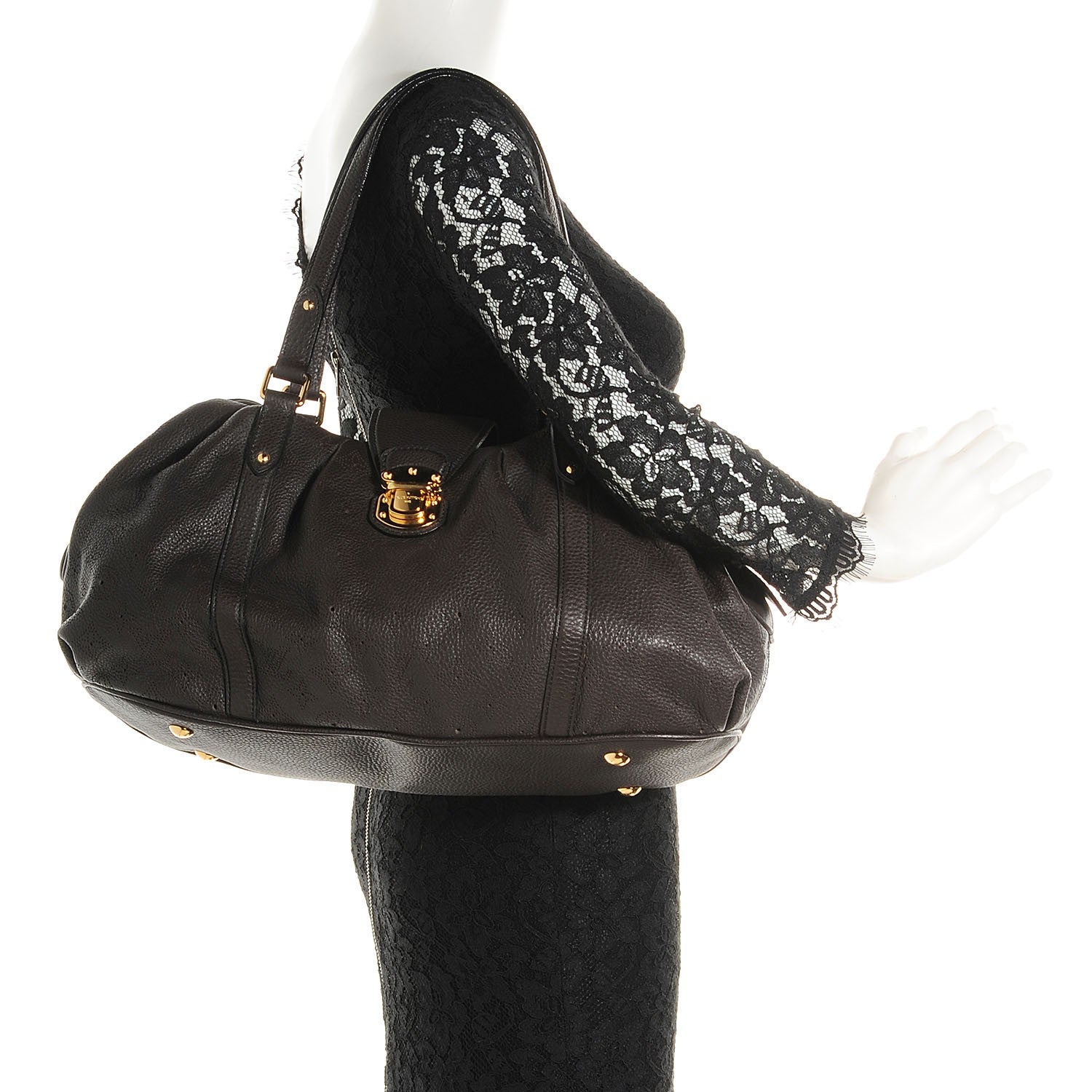 Louis Vuitton Mahina Lunar GM Chocolate 2 of 7