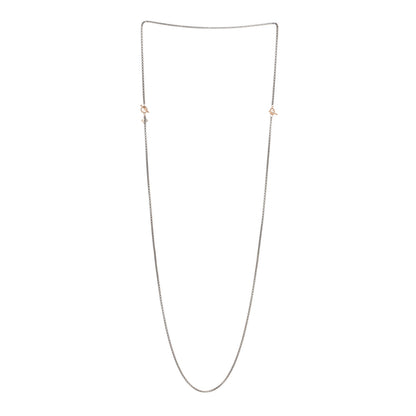 David Yurman Stainless Steel 14K Rose Gold 2.7mm Box Chain Necklace 41" 2 of 3