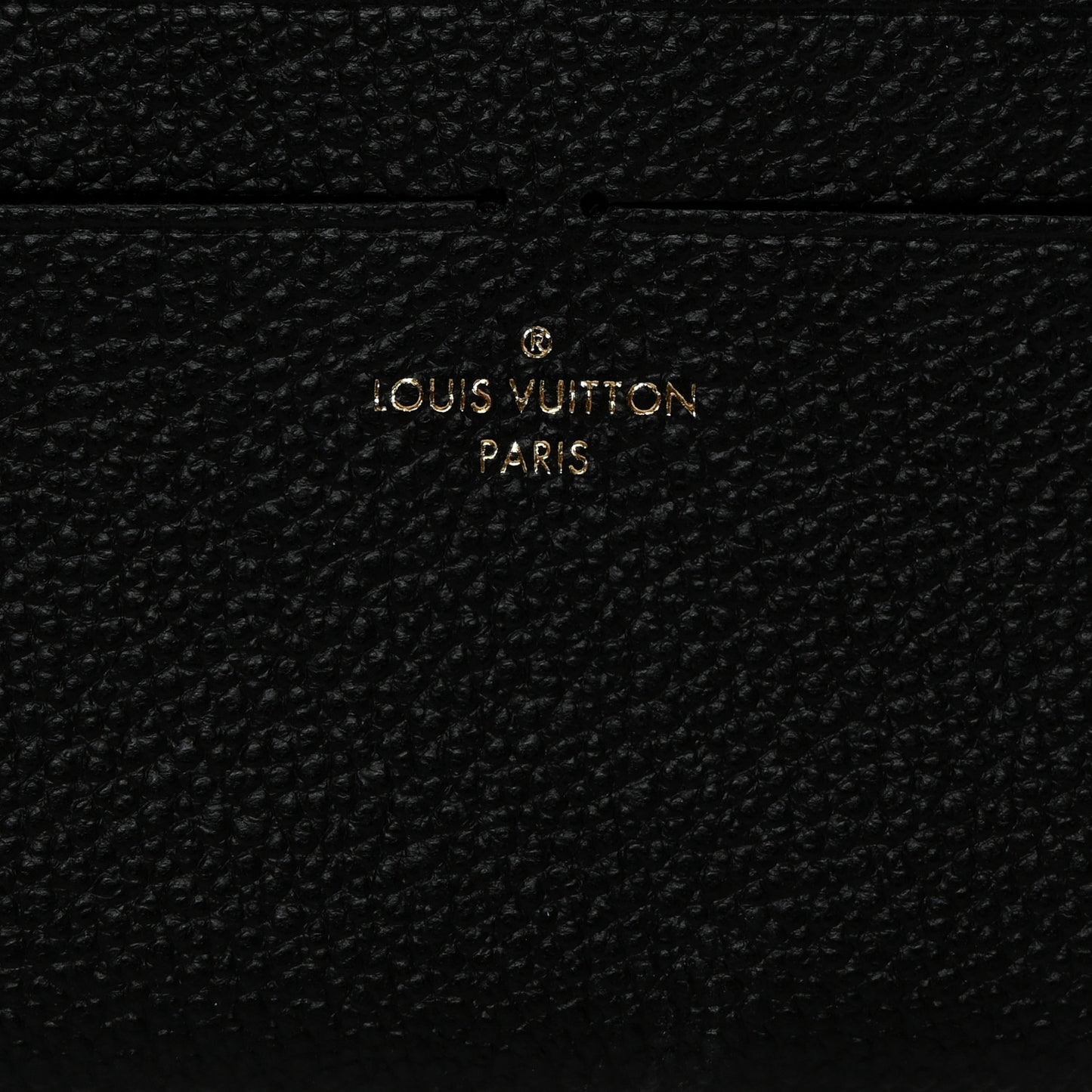 Calfskin Felicie Chain Wallet Card Holder Insert Black