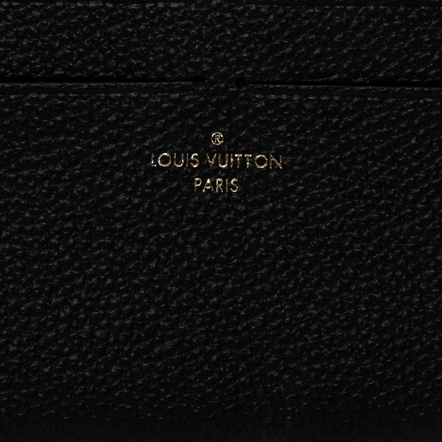 Louis Vuitton Calfskin Felicie Chain Wallet Card Holder Insert Black 6 of 6