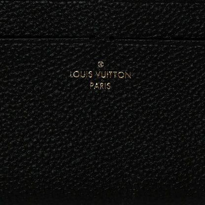 Louis Vuitton Calfskin Felicie Chain Wallet Card Holder Insert Black 6 of 6