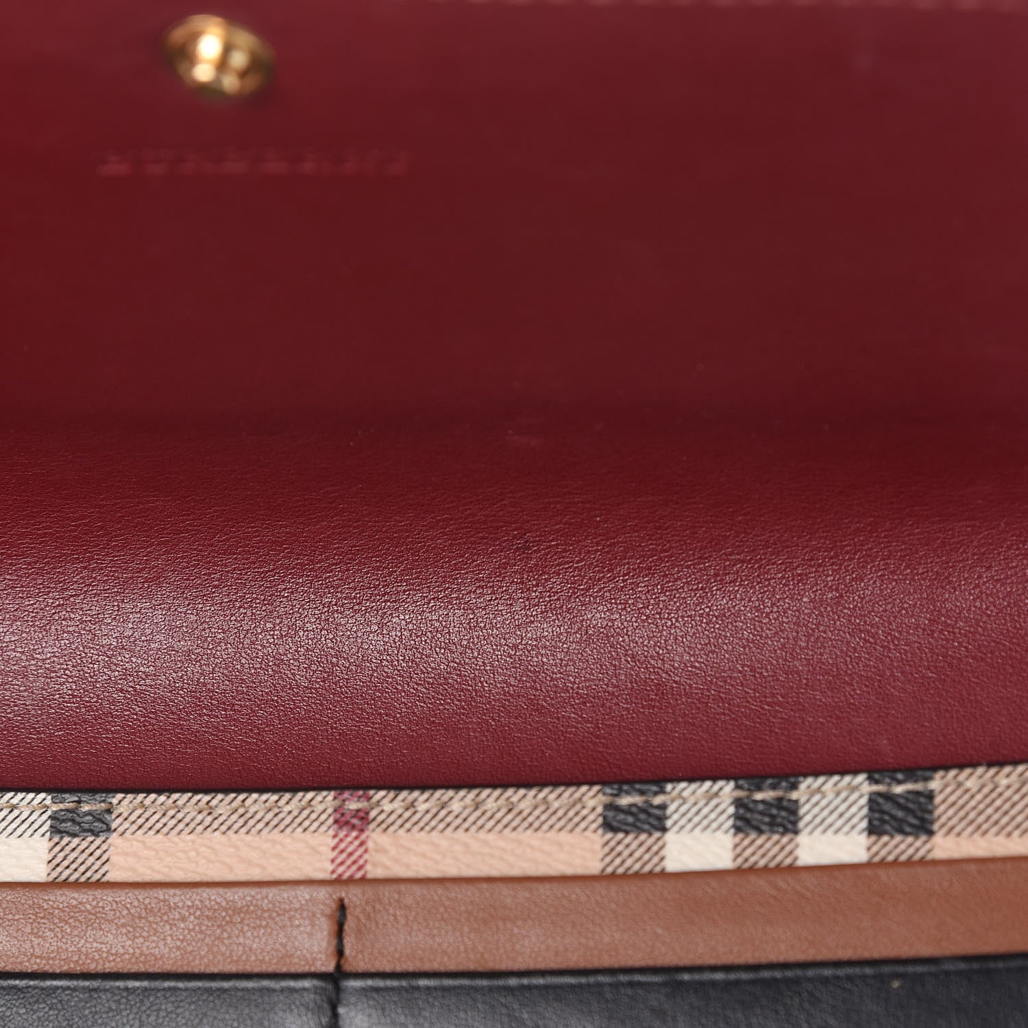 Burberry Grainy Calfskin Tri-Fold Wallet Tan 11 of 11