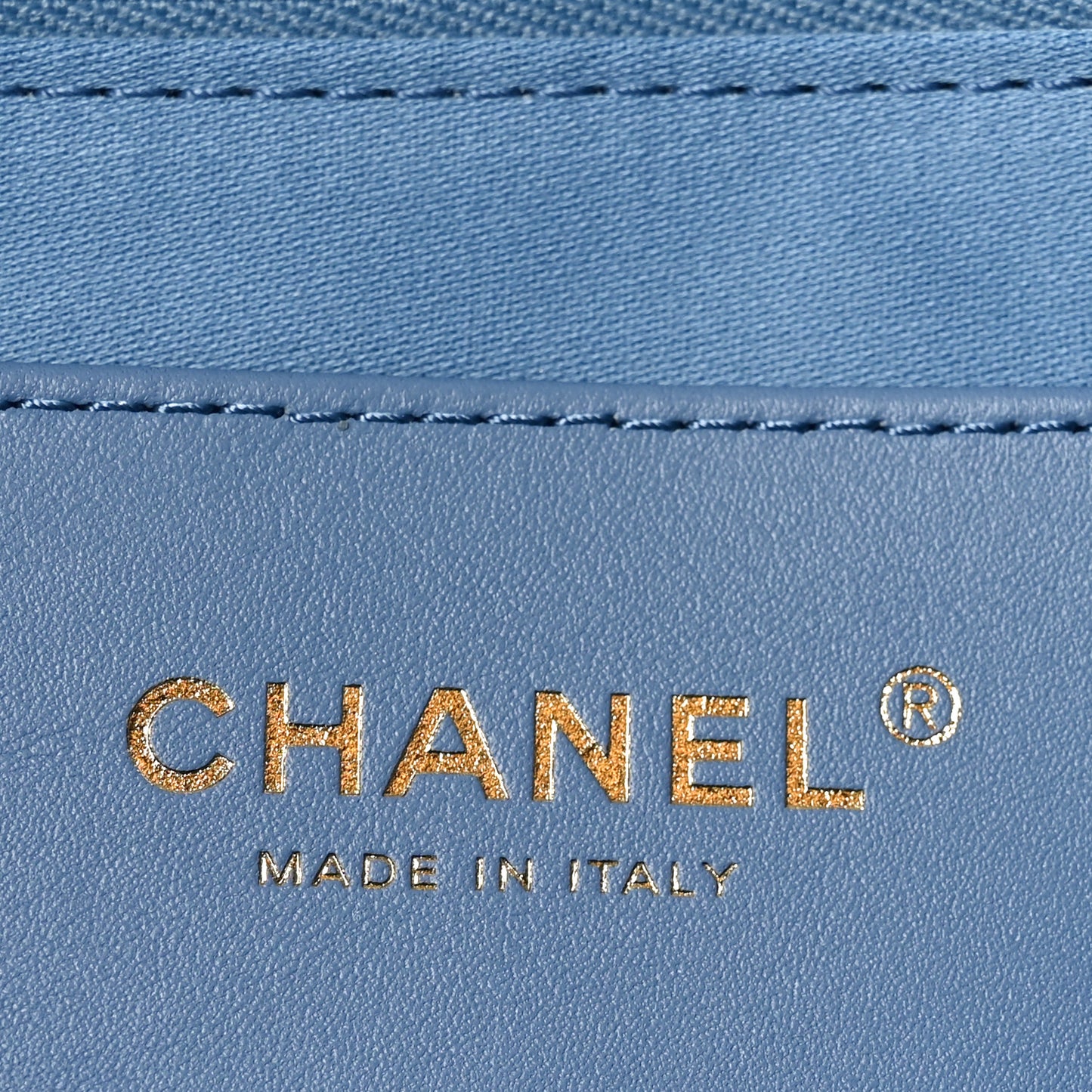 Washed Denim Quilted Maxi Flap Bag Blue