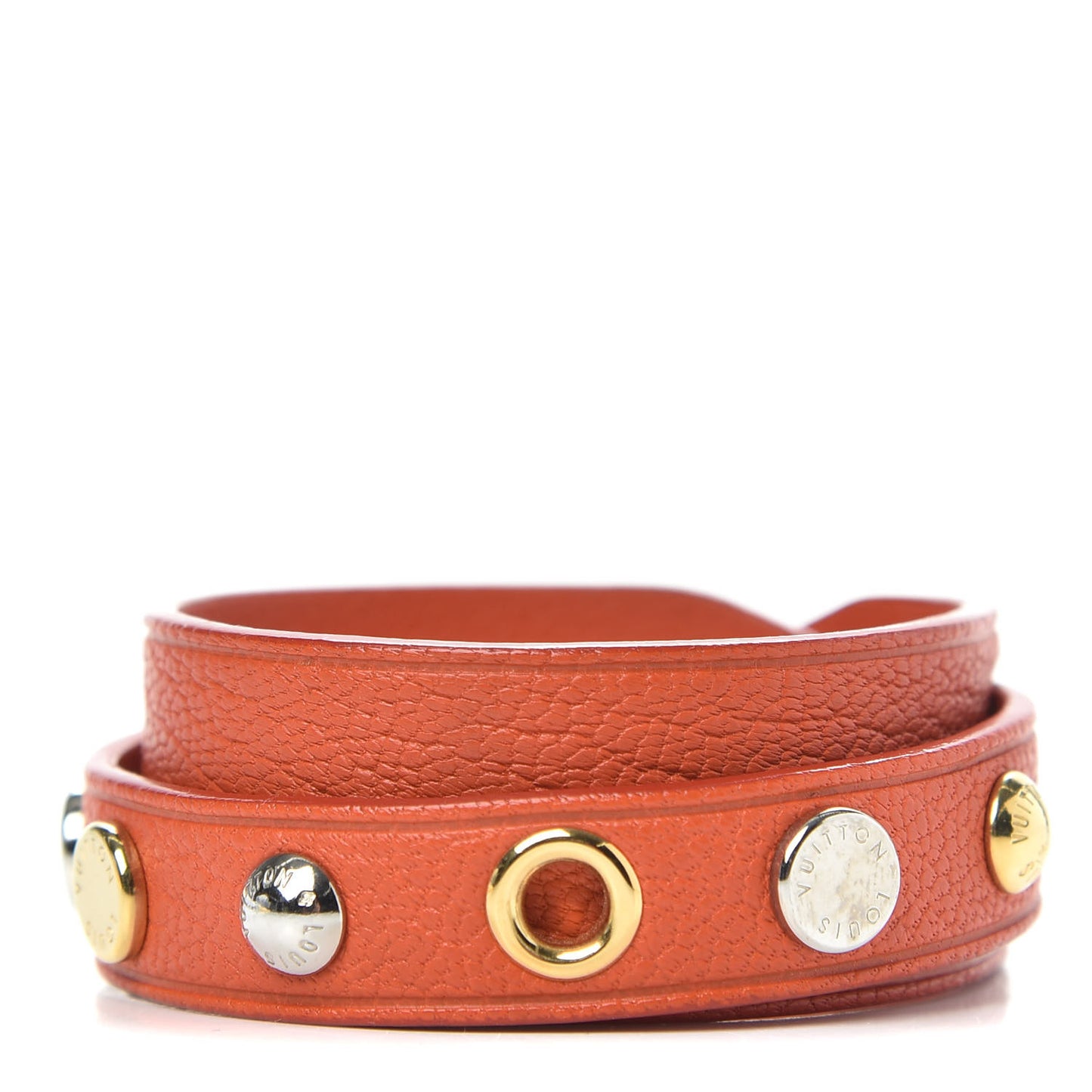 Goatskin Spike It Wrap Bracelet 17 Piment