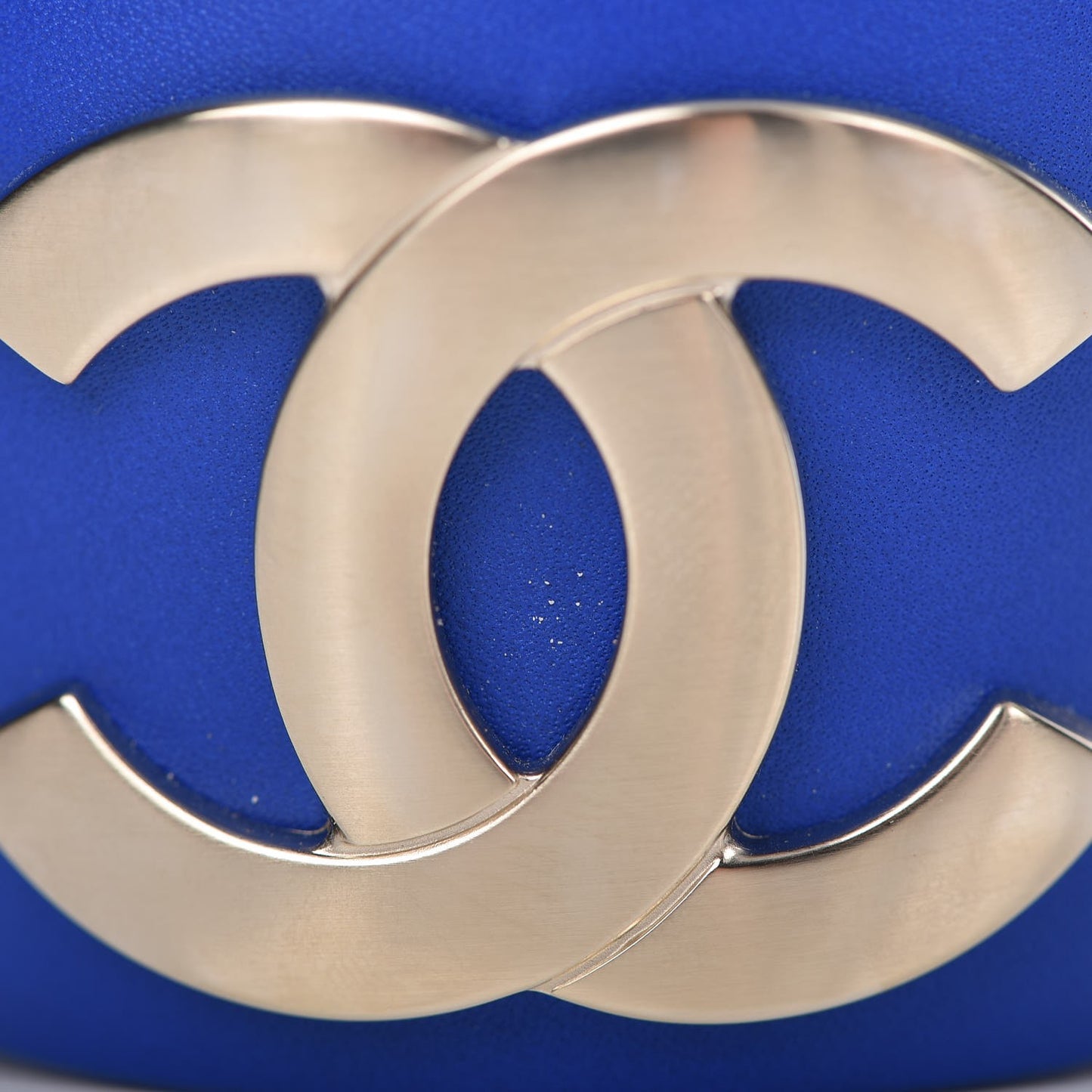 Calfskin CC Wide Cuff M Blue