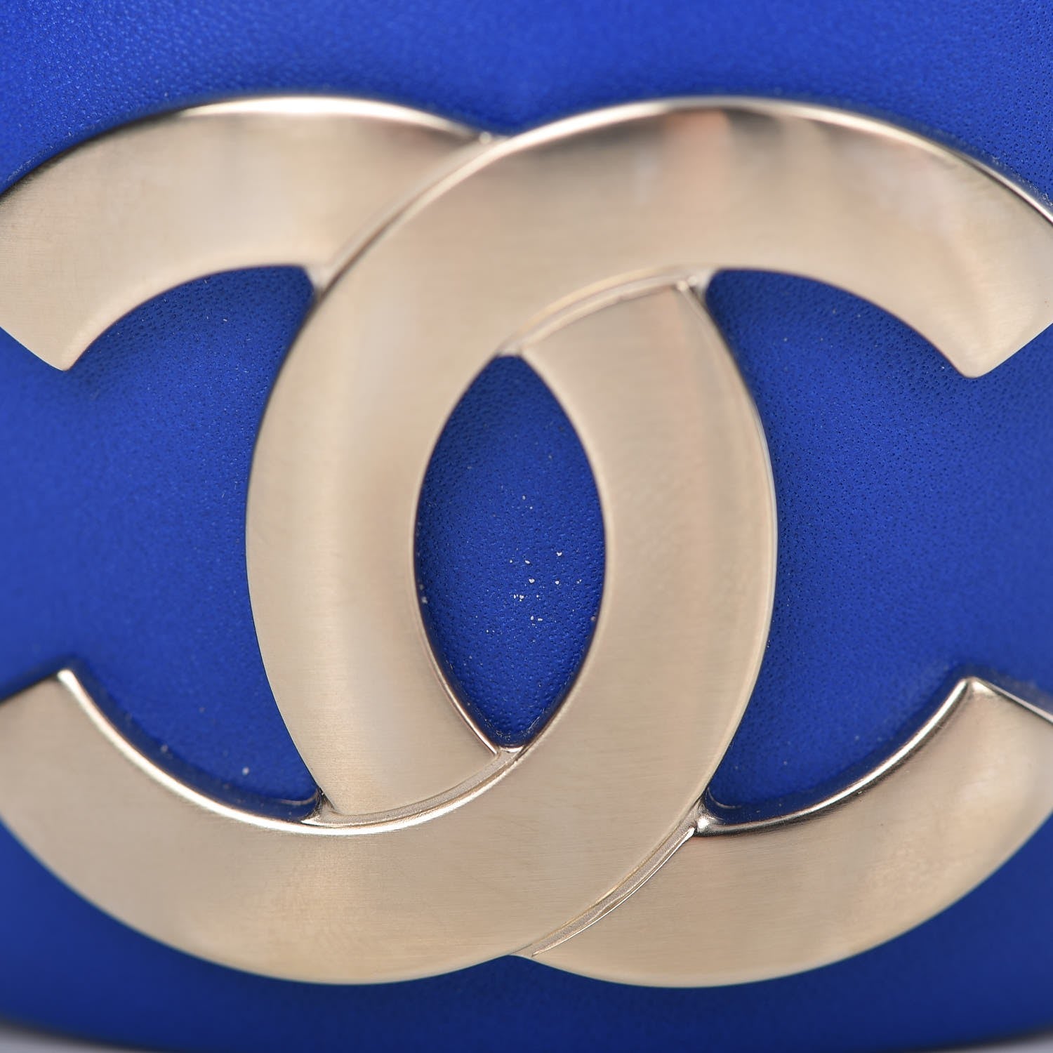 Chanel Calfskin CC Wide Cuff M Blue 4 of 7