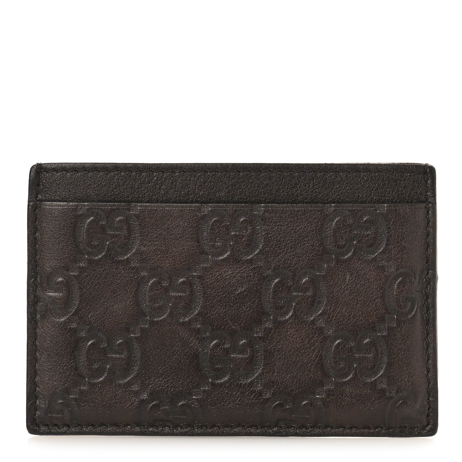 Gucci Guccissima Card Holder Brown 1 of 8