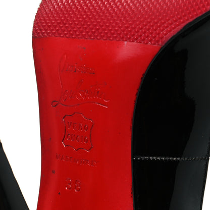 Christian Louboutin Patent Decollete 868 100 Pumps 38 Black 6 of 7