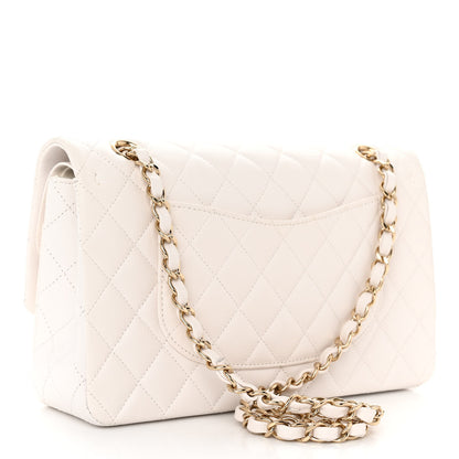 Chanel Caviar Quilted Medium Double Flap White 3 of 11