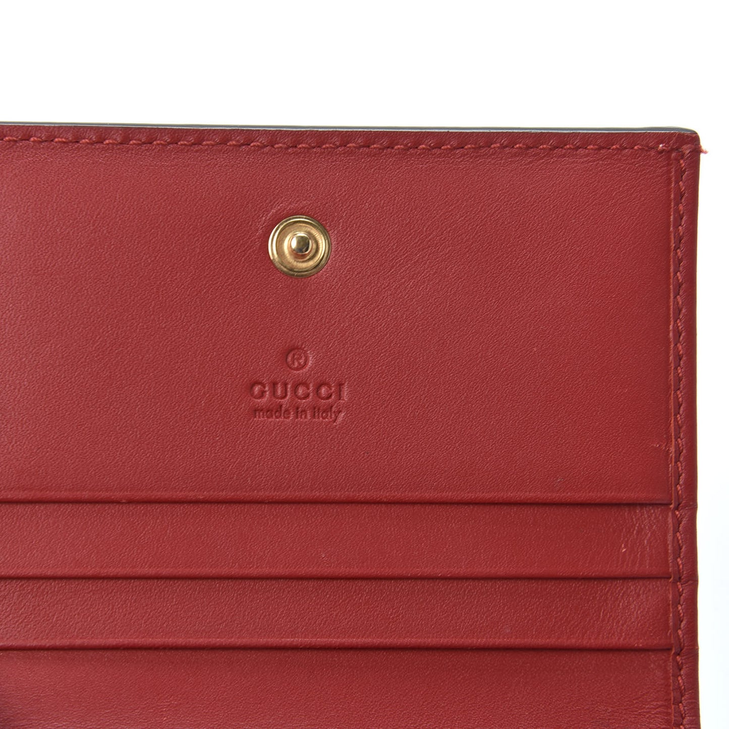 GG Supreme Monogram Blooms Card Case Beige Blue Navy Hibiscus Red