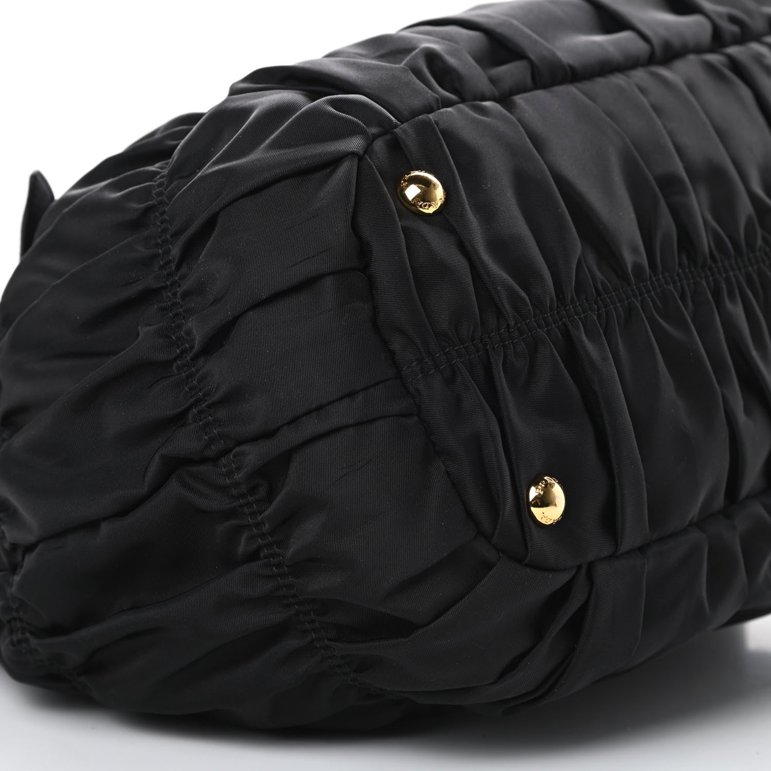 Prada Tessuto Nylon Gaufre Tote Black 9 of 10