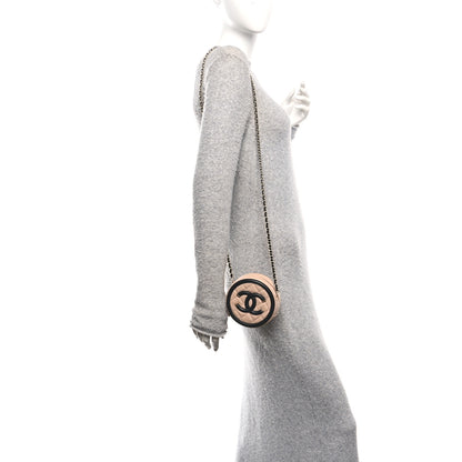 Chanel Caviar Quilted Round Filigree Crossbody Beige Black 2 of 10