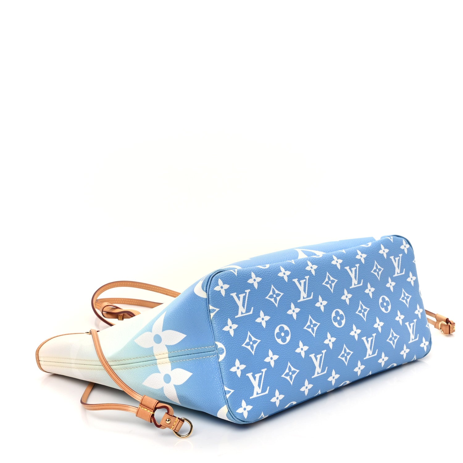 Louis Vuitton Monogram Giant By The Pool Neverfull MM Blue 5 of 10