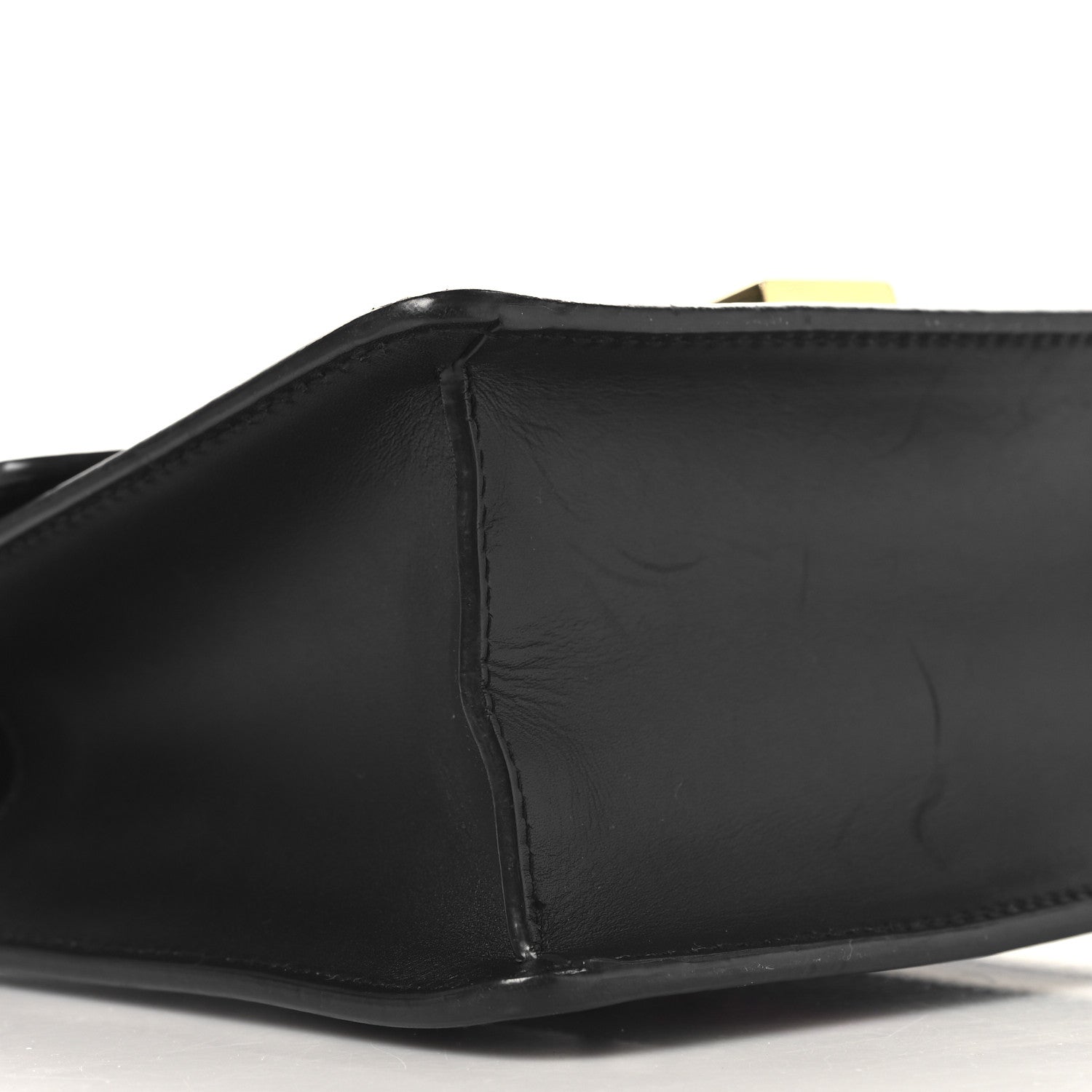 Gucci Calfskin Mini Sylvie Chain Shoulder Bag Black 9 of 10