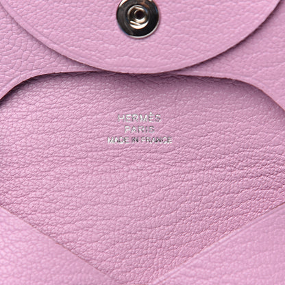 Hermes Chevre Mysore Bastia Coin Purse Mauve Sylvestre 5 of 7