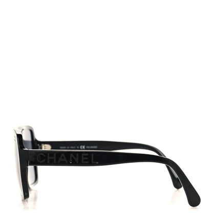 Chanel Acetate Square Sunglasses 5408 Black 3 of 7