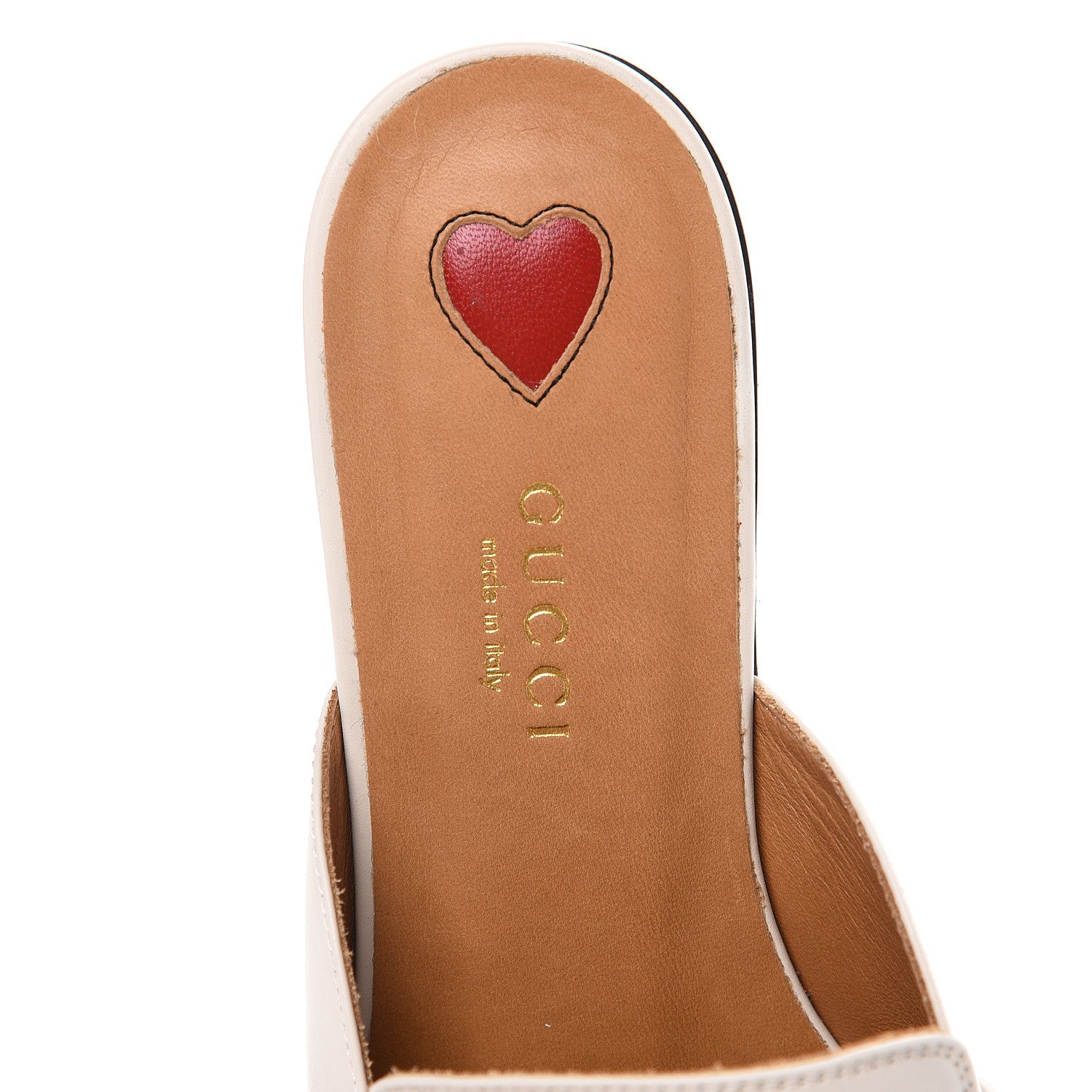 Gucci Calfskin Web Womens Peyton GG Slippers 35 Mystic White 6 of 9