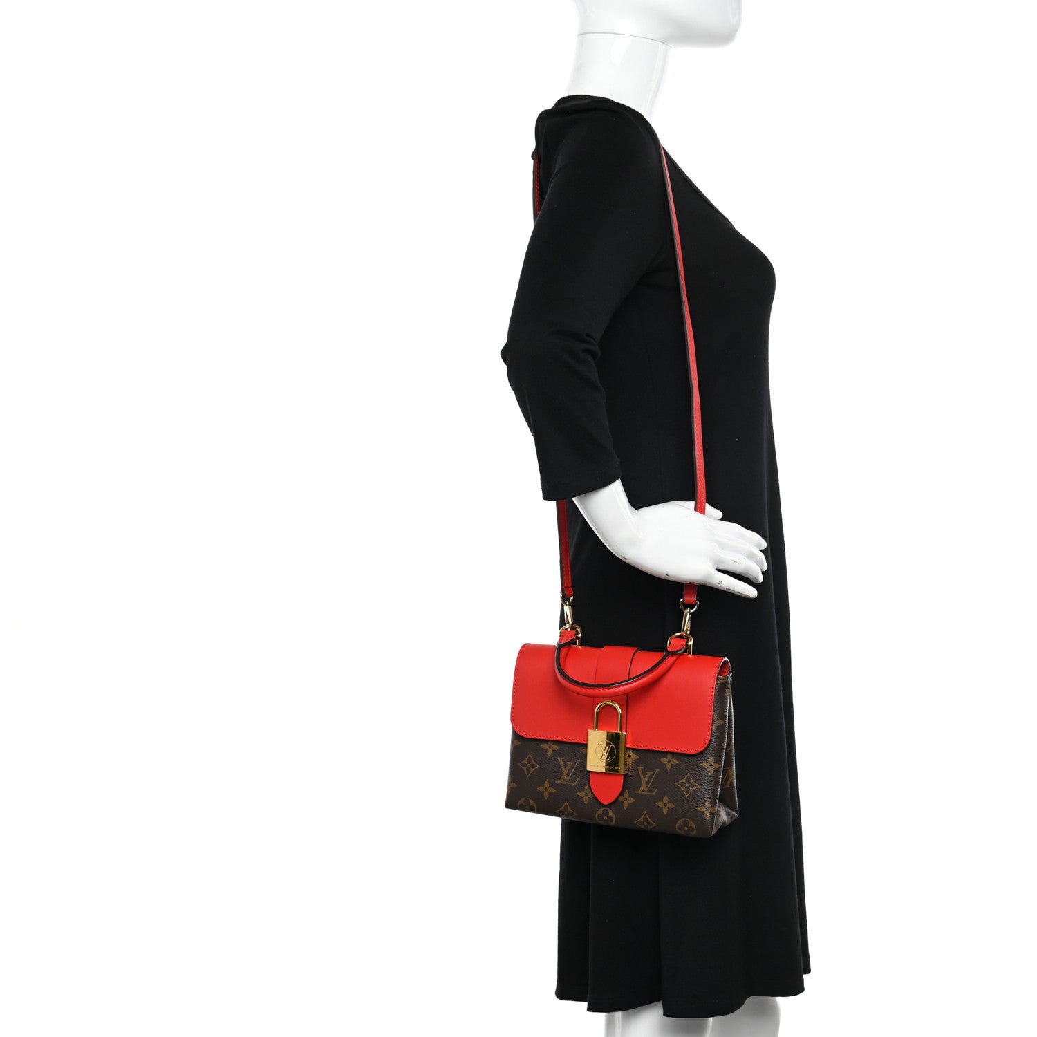 Louis Vuitton Monogram Locky BB Coquelicot 2 of 11