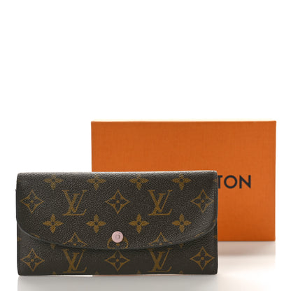 Louis Vuitton Monogram Emilie Wallet Rose Ballerine 13 of 13