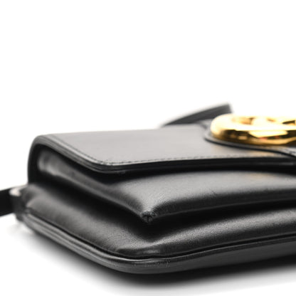 Gucci Vitello Palmellato Lux Small Arli Flap Shoulder Bag Black 9 of 10