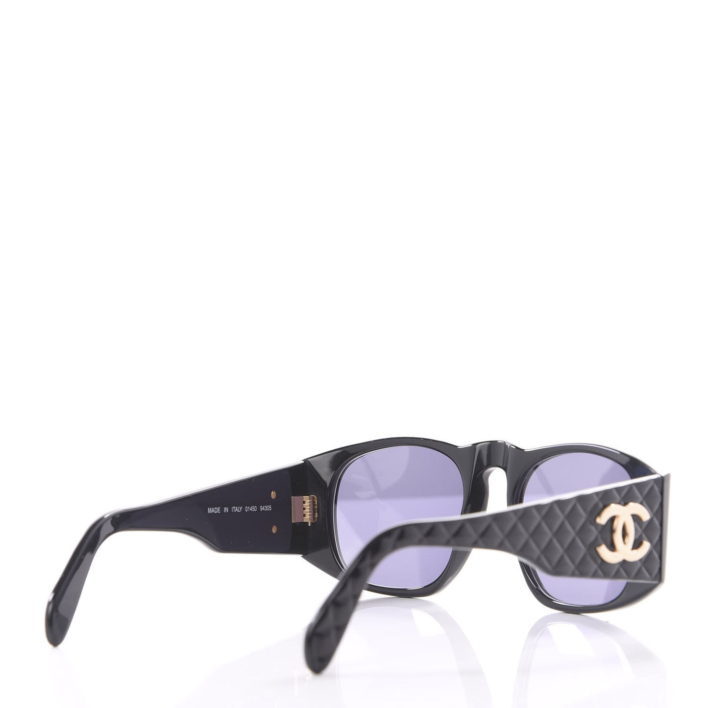 Quilted Sunglasses 01450 Black