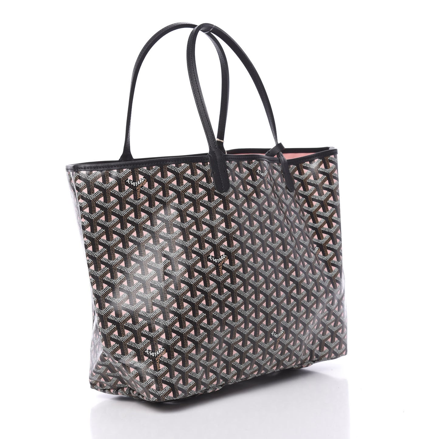 Goyardine Saint Louis Claire Voie PM Black Rose Pink